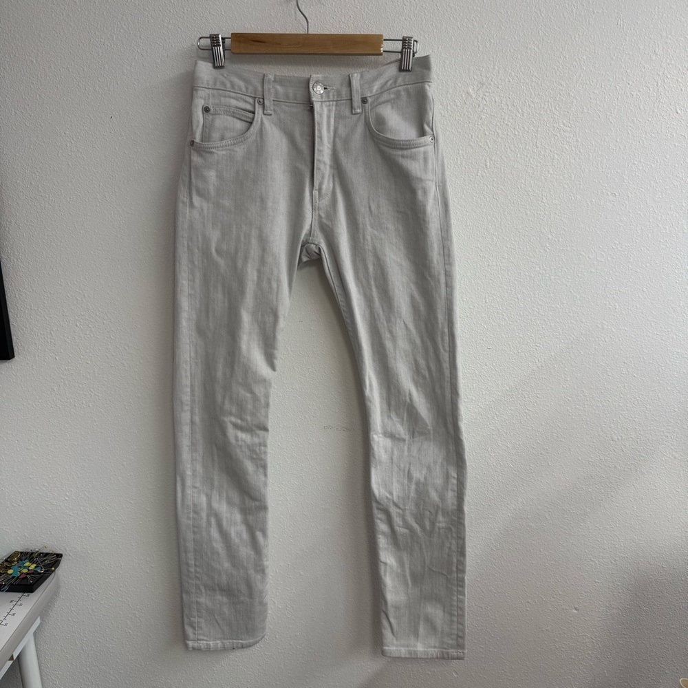 Helmut Lang Light Gray Skinny Jeans